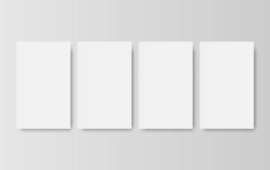 İllüstrasyon Minimal Vektör kapağı tasarımları. Gelecek Poster beyazı 