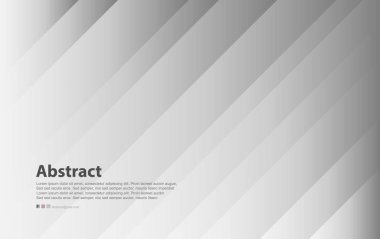 White background.Abstract Modern Stripes Lines White-Gray Vector