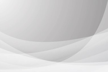 Soyut beyaz şekil eğrisi. Yaratıcı element hareketi 