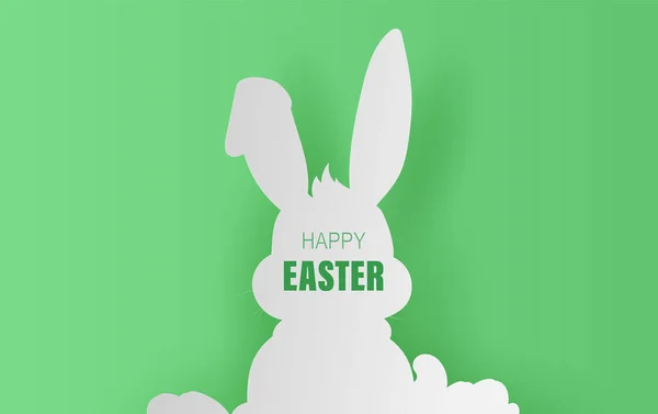 Element Minimale Urlaub Hase Für Design Happy Easter Day Eier — Stockvektor