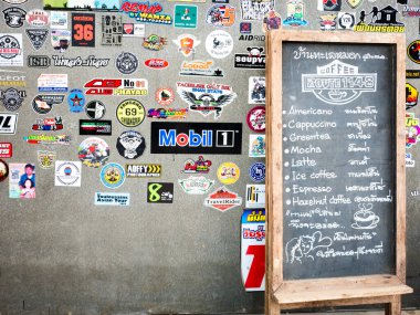 PHAYAO, THAILAND -JANUARY, 12020: Magic Mountain Pha Chang Noi alt bölgesi, Pong bölgesi, Tayland 'da bulunan tarihi kafe.