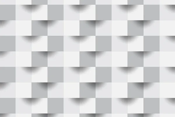 Abstrato Zoom Foco Branco Forma Geométrica Cubos Cinzentos Brick Parede — Fotografia de Stock