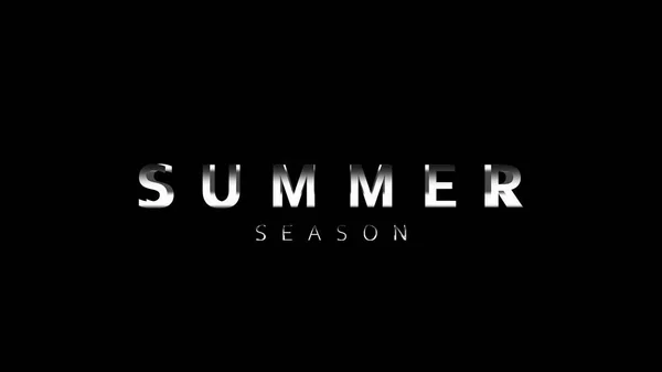 Cinematic Summer Season Title Modelo Vídeo Texto Animação Câmera Zoom — Fotografia de Stock