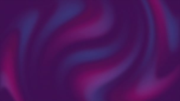 Vidéo 4k Vidéo de courbe abstraite Tordu Aurora Gradient fantaisie art rêve background.Universe scène espace votre texte onde lumineuse particules colorées backdrop.Abstract violet lisse effet moderne 