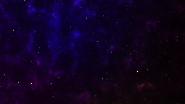 Uzay süpernovası ışık döngüsünde yıldız alanlarında seyahat eden soyut arkaplan görüntüsü 4k. Hareket grafiği oluşturma görüntüsü galaksisi. Fantezi derin karanlık bulutsu. Gizemli uzay videosu.. 