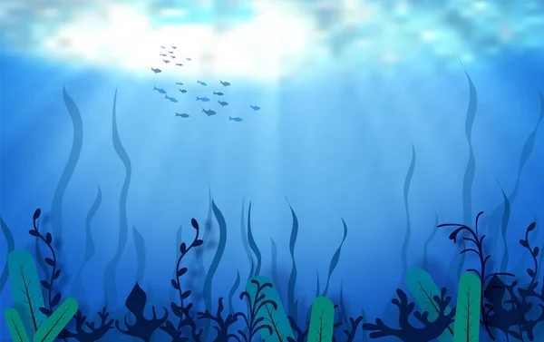 Waterdruppel Concept Van Wereld Oceanen Dag Viering Gewijd Aan Bescherming — Stockvector