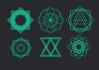 soyut modern logo koymak