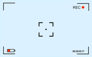 kamera arayüzü şablonu