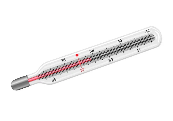 Thermometer medizinisches Instrument — Stockvektor