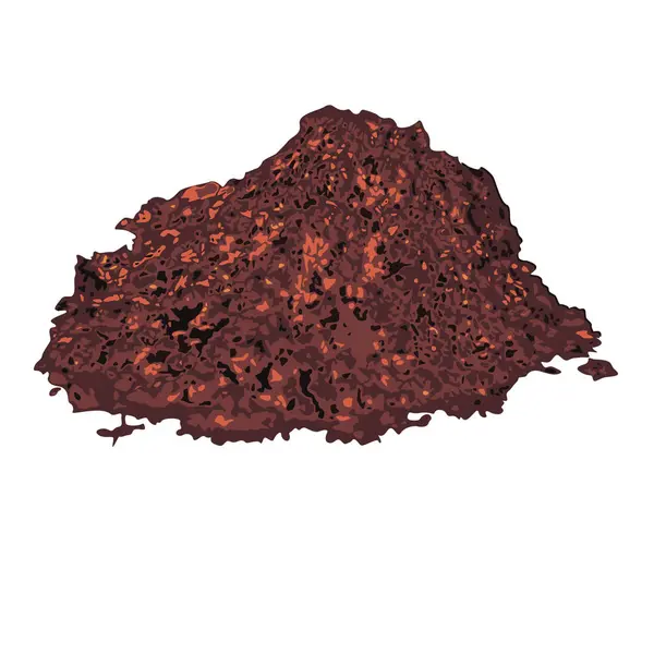 Illustration vectorielle de poudre de cacao — Image vectorielle