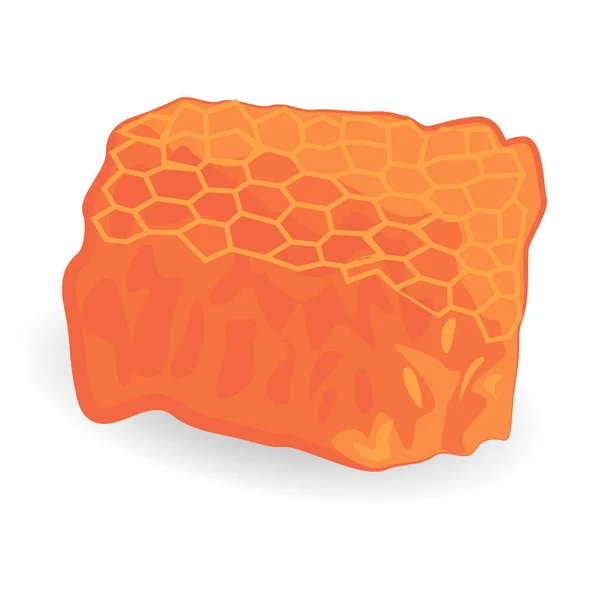 Peigne en miel illustration vectorielle isolée sur fond blanc — Image vectorielle