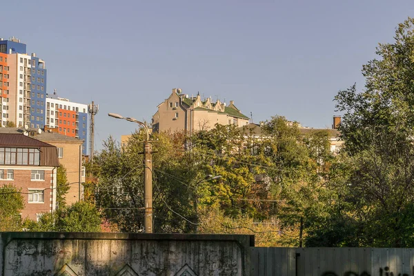 Ciudad de Dnipro, Ucrania paisaje de la propiedad inmobiliaria —  Fotos de Stock