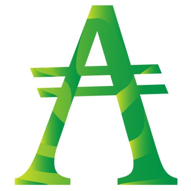 Austral Arjantin para birimi simgesi simgesi