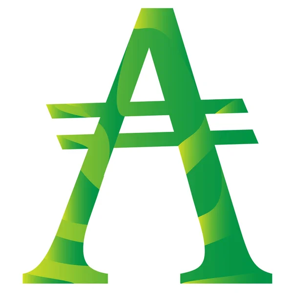 Austral Argentina currency symbol icon — 스톡 벡터