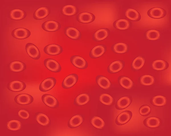 Blood cells background — Stock Vector