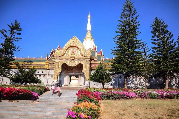Portes Entrée Principale Modèle Bouddha Bangkok Photo Est Prise — Photo