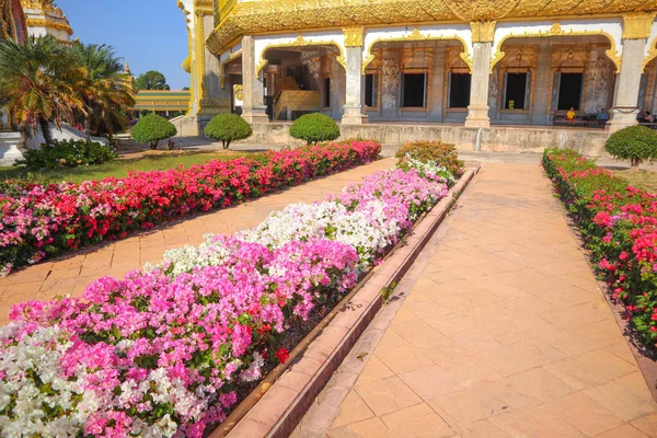 Gates Och Huvudentrén Till Buddha Mallen Bangkok Thailand Fotot Taget — Stockfoto