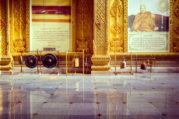 Tayland Bangkok Şehrindeki Buddist Tapınağında Bir Salon Fotoğraf Çekildi — Stok fotoğraf