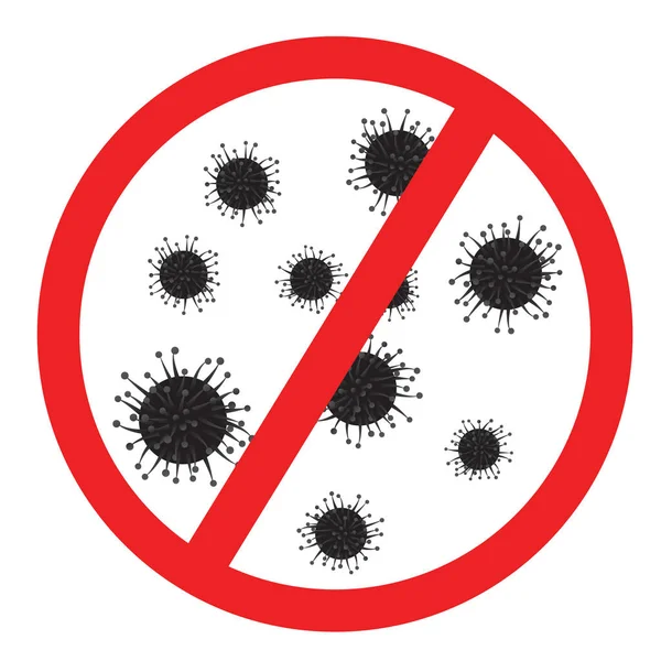 Antivirus Property Sign Vektor Illustration Auf Weißem Hintergrund Isoliert — Stockvektor