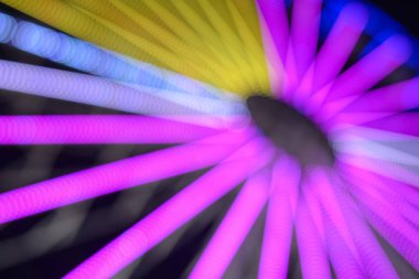 Renkli bulanık bokeh arka ışık plan