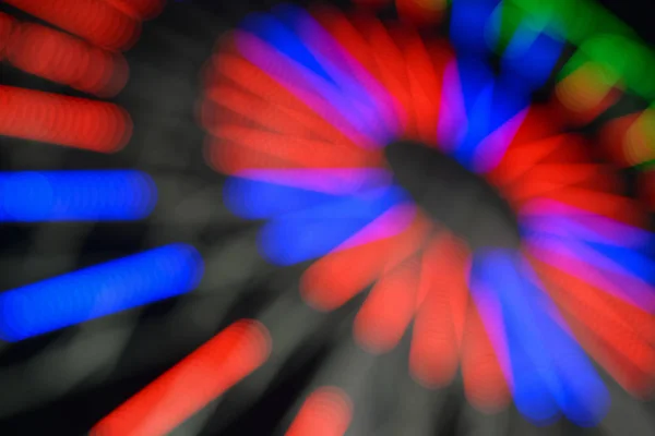 Colorido borrado bokeh abstrato luz fundo — Fotografia de Stock