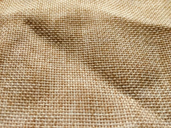 Closeup a textúra természetes vászon szövet háttér — Stock Fotó