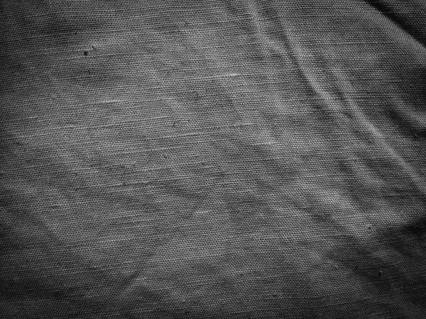 Чорна Натуральна Лляна Тканина Абстрактна Просторова Фонова Поверхня — стокове фото