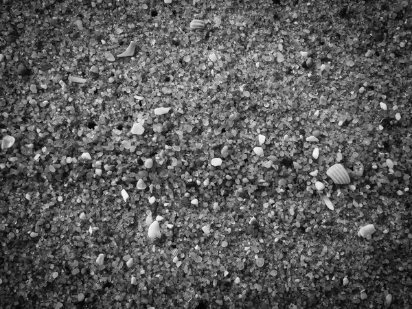 Noir Abstrait Plage Sable Naturel Gros Plan Fond Littoral Volcanique — Photo