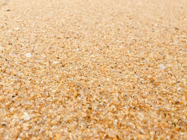 Astratto Spiaggia Sabbia Naturale Primo Piano Sfondo Della Costa Superficie — Foto Stock