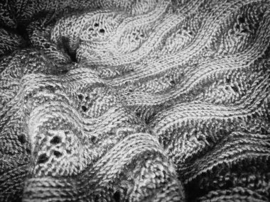 El yapımı desenli detayların yakın plan görüntüsü. Güzel sanatsal yüzey