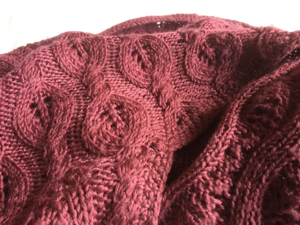 Close-up foto di maglia accartocciato sfondo superficie strutturata — Foto Stock