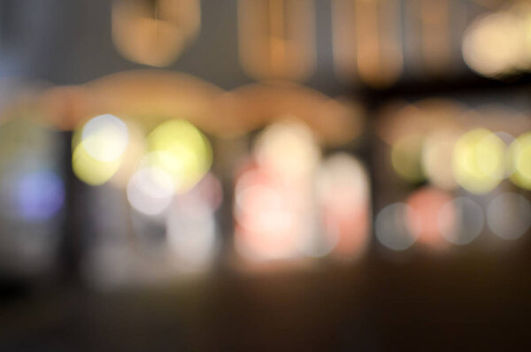 Abstract blur bokeh light for texture background