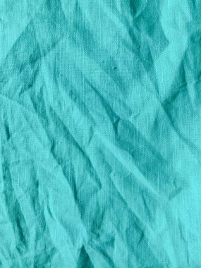 Turkuaz doğal keten kumaş soyut alan arkaplan yüzeyi