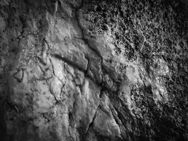 Черный Камень Природной Текстуры Поверхности Фона Закрыть Изображение — стоковое фото