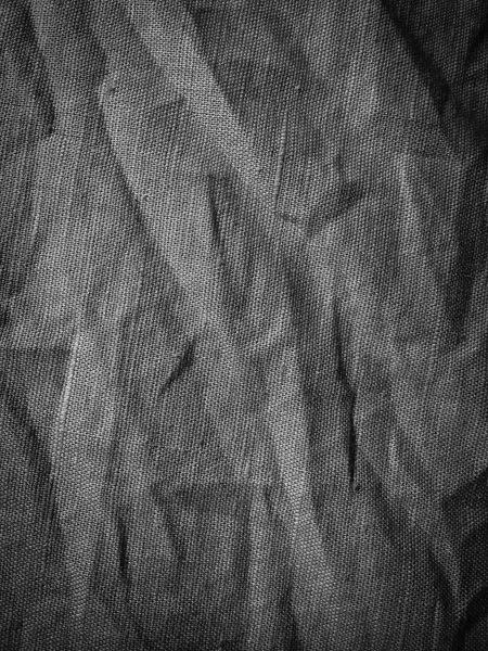 Tissu Lin Naturel Noir Espace Abstrait Fond Surface — Photo