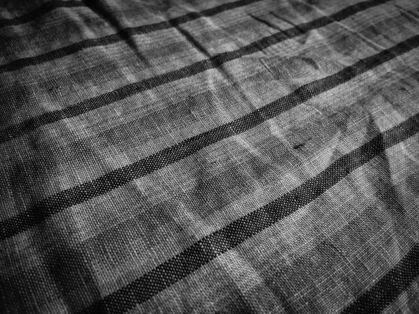 Чорна Натуральна Лляна Тканина Абстрактна Просторова Фонова Поверхня — стокове фото