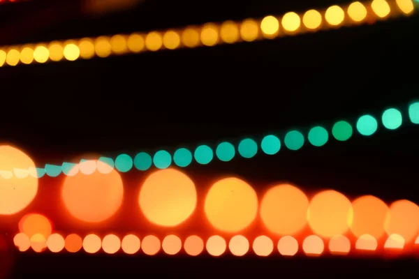 Blurred color of LED lighting.