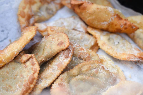 Hamur işleri ve pastalar. Fotoğraf yakın çekim