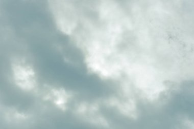 Arka plan gri karanlık bulutlar fırtına, doğal hava değiştirme öncesi