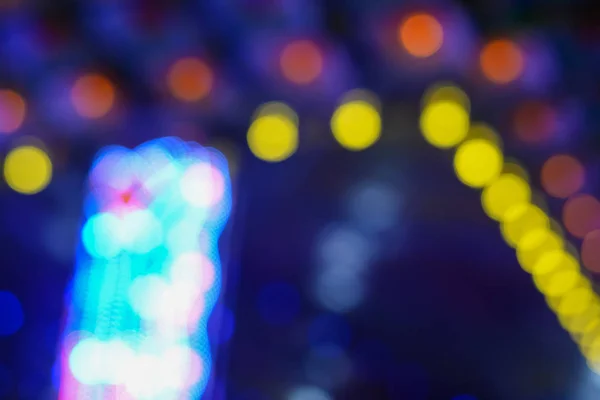 Bokeh festive blur lights on the colorful background — Stock Photo, Image
