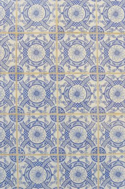 Bazı tipik Portekizce fayans egzotik arka plan detay soyut tasarım closeup