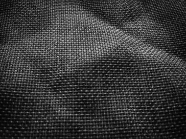 Doğal keten yüzey karanlık doku arka plan