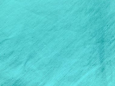 Işık turkuaz doğal keten yüzey dokusunu arka plan