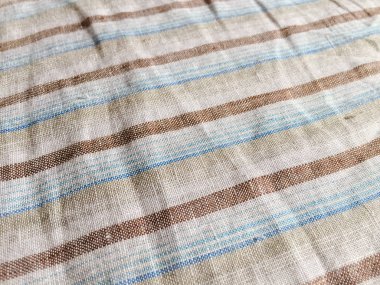 Doğal keten kumaş soyut uzay arka plan yüzeyi