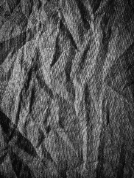 天然リネン テクスチャ暗い背景 — ストック写真