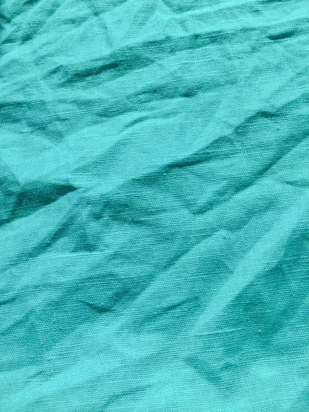 Fondo de textura de superficie de lino natural turquesa claro — Foto de Stock