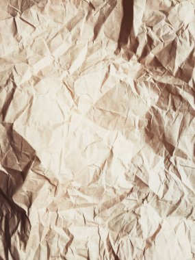 Buruşmuş kağıda yakın plan boş telif alanı arkaplanı