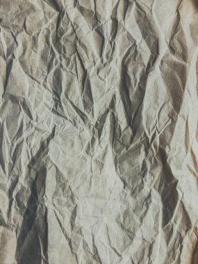 Buruşmuş kağıda yakın plan boş telif alanı arkaplanı