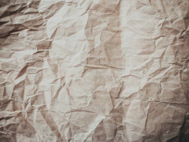 Buruşmuş kağıda yakın plan boş telif alanı arkaplanı