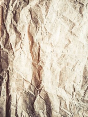 Buruşmuş kağıda yakın plan boş telif alanı arkaplanı